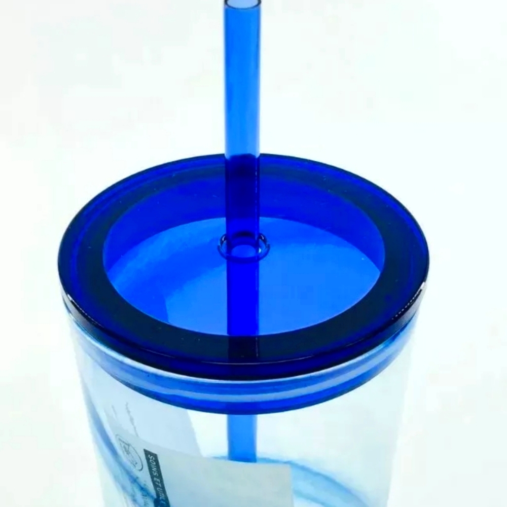 New Starbucks Summer 2020 Blue Swirl Glass Cold Cu